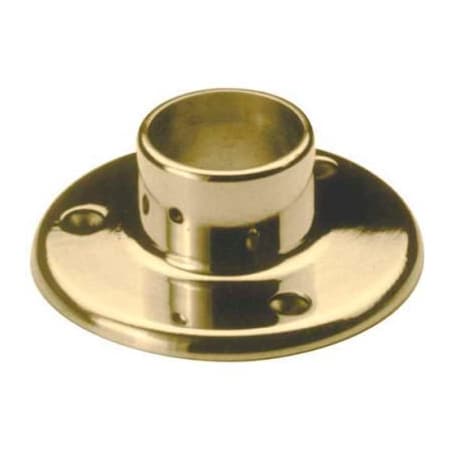 Lavi Industries Lavi Industries, Flange, Floor, for 1.5" Tubing, Polished Brass 00-512/1H